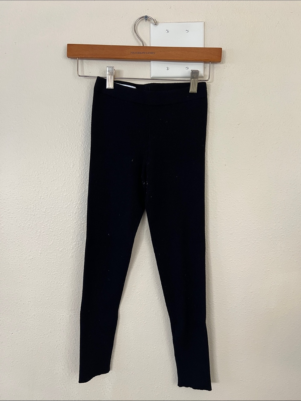 Kids Zara  Black Knit Leggings